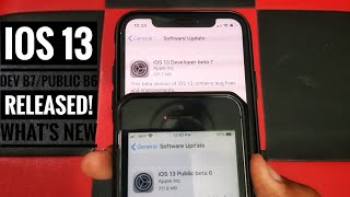 iPhone SE/Xs iOS 13 Dev Beta 7 and Public Beta 6 - What's New