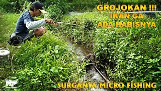 Mancing Wader di selokan irigasi arus deras...sensasinya #microfishing #mancingwader #mancingnilem