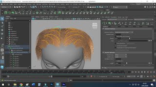 TUTORIAL 08 DE XGEN COPIAR Y PEGAR GUIAS Y REPASO DE HERRAMIENTAS BASICAS DENSIDAD EN XGEN MAYA 2025