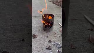 Cooking corned beef hash on mini stove! I meant to put this on my other channel!#survival #bushcraft