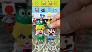 Lego Peach Frog And Lego Mario Ice Exchange Power Up Suits #lego #mario #shorts #viral