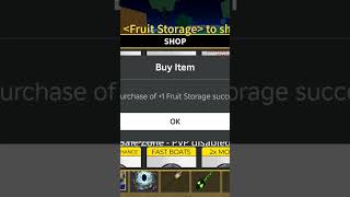 gifting fruit storage to one of my friend in Blox fruits #roblox #bloxfruits #bloxfruts