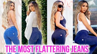 THE MOST FLATTERING JEANS Try-On Haul | Arika Sato