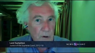 Newsnight (Jun 2022) — Jonathan Sumption — Rwanda migrant policy & the Strasburg Court