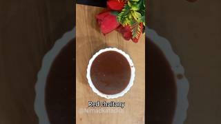 The Viral Chatpati Red Chutney Recipe 🌶️😍