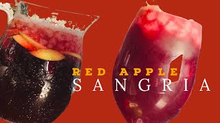 Red Apple SANGRIA! | Easy Fall Cocktails | How to Make Sangria | Easy Sangria Recipe