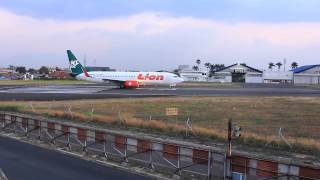 Special Livery 80th Lion Air take off from Bandung