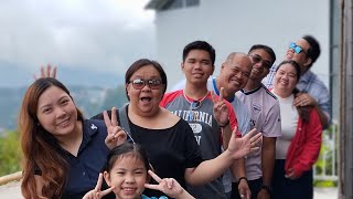 Chubby eats with the fam at Cantina, Benguet