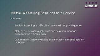 NEMO-Q Queuing Solutions as a Service