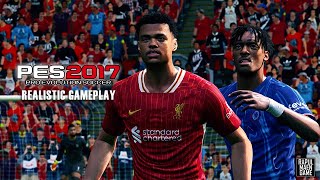 PES 2017 REALISTIC GAMEPLAY LIVERPOOL VS CHELSEA - PES 2017 PC GAMEPLAY 1080 HD 60 FPS