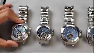 Aragon Millipede MAX Automatic Tourbillon LE100  48mm and 42mm, sapphire crystal, 300m WR Preview.