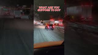 Truckers STRANDED! Crazy snowstorm in Tennessee.