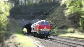 BR 218 Solo, ICE 3 Velaro D, TGV und mehr Züge am Franzosenwoog (2)