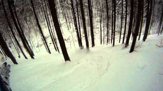 Freeride Pustevny GoPRO - 17.2.2012