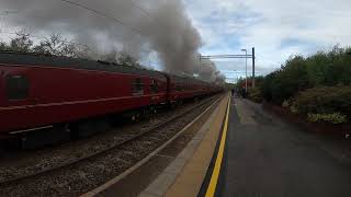 steam train at longport station