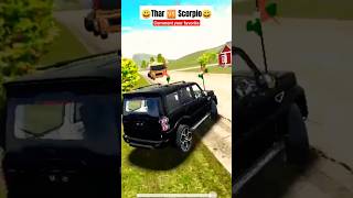 Thar 🆚 Scorpio😎 Indian cars driving 3D  #trendingshorts #shorts