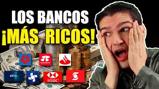 ¡Estos son los BANCOS con MÁS DINERO de México! ¡Dominan el 75% del Mercado! | ¿Cuál es el más rico?