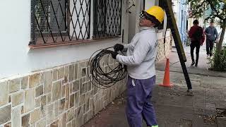 Se retiraron 35 mil metros de cables en desuso desde el inicio de la gestión