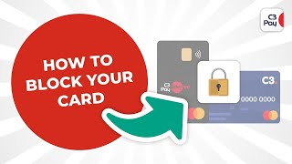 how to block c3 card | c3 card ko kaise block karen | c3 card | c3 card rakbank #c3card #salarycard