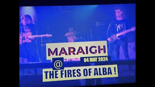 (Vol.30 No.01) - MARAIGH @ THE FIRES OF ALBA ! In IVORY BLACKS - GLASGOW (s/uk) - 04 MAY 2024