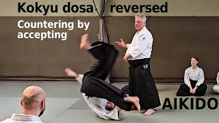 Aikido countering by accepting: kokyu dosa reversed, by Stefan Stenudd