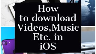 How to download videos in iOS,Not only in android in ios also(special editon for US)