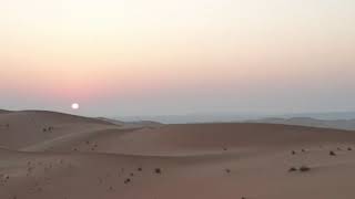 Sun rise at Qasar Al Sarab