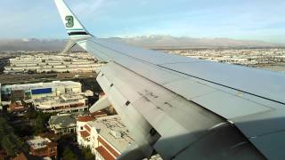 Alaska Air B737-990ER Landing at McCarran International Airport (Las Vegas) not hq