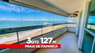 Um luxo de apartamento de 127m², com 3 Quartos, de frente para o MAR! 😍