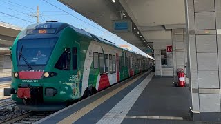 INV Ravenna-Bologna Ravone_Lazzaretto ETR350.112 + ETR421.008 “Rock” in partenza da Bologna Centrale