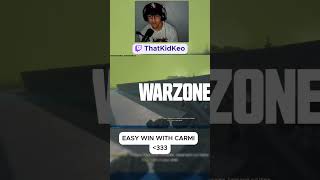 HAD TO CARRY CARMI TO A WIN!! @CarmiWarmy #shorts #fyp #cod #viral #gaming #warzone #funny #mw2