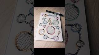 Relaxing & satisfying! #drawing #circle #colors