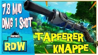 7,8 MIO DMG mit einem SCHUSS , Tapferer Knappe beste neue Shotgun? | Fortnite RDW