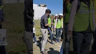 Live from Construction 🏗️ Site with Civil Guruji Bhopal trainees 👷 #shorts #viral