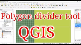 Using Polygon Divider tool in QGIS