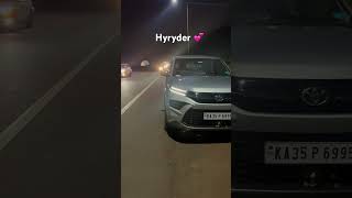 Night drive with hyryder 💕👌 #shorts #hyryder #grandvitara #elevate #toyota #hybrid #naiksauto