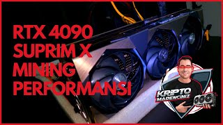 4090 Suprim X Kutu Açılımı ve Mining Performansı | Ekran Kartı Madenciliği