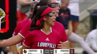 Syracuse vs Louisville | 2024 ACC Tournament Quarterfinal | Women's Lacrosse Highlights