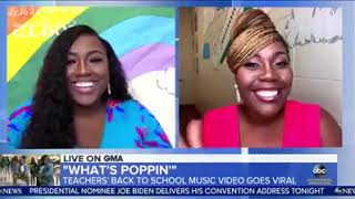 Good Morning America Interview- What's Poppin' Georgia Teacher Callie Evans Goes Viral