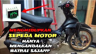 cara menghidupkan motor yg mogok , beserta proses nya