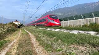 IL SALUTO DEL FRECCIAROSSA 1000 IN 4K. #frecciarossa #ferroviadelbrennero #brennerbahn