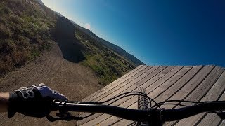 Huge Wall ride | Park city Trail side mountain bike trails!