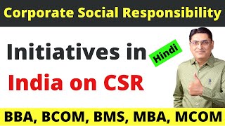 Initiatives in India on CSR