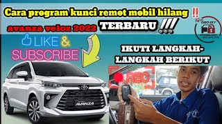 TERBARU⁉️program remot mobil avanza veloz 2022 menggunakan autel