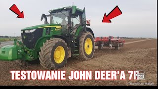 ☆Testy nowego john deer'a 7R ☆|JOHN DEERE 7R 290 2 GEN& Chorsch