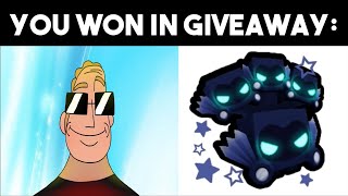 You won in Giveaway in Pet Simulator X: