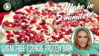 Eggnog Protein Bark - Protein Treats By Nutracelle