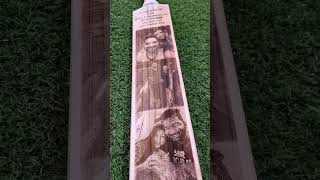 Couple Photo Engraved Cricket Bat : info@woodberrysports.in : +918178271170