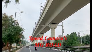 SPEED CAMERA ON MG ROAD | GURGAON TO DELHI | ARJANGARH | SULTANPUR | SPEED LIMIT