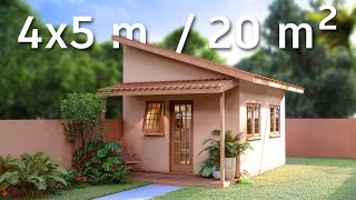 Mini Casa 4x5 | Você moraria em 20m² ?